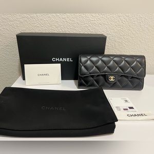 CHANEL Classic Long Flap Wallet (Brand new and Never Used)